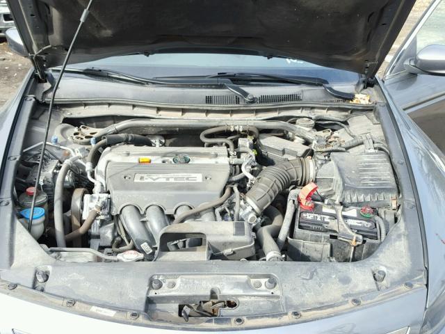 1HGCS12739A019951 - 2009 HONDA ACCORD EX GRAY photo 7