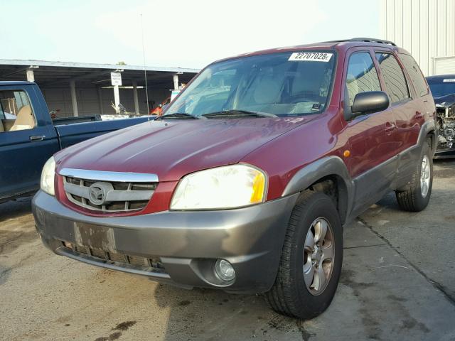 4F2YZ04114KM29301 - 2004 MAZDA TRIBUTE LX TWO TONE photo 2