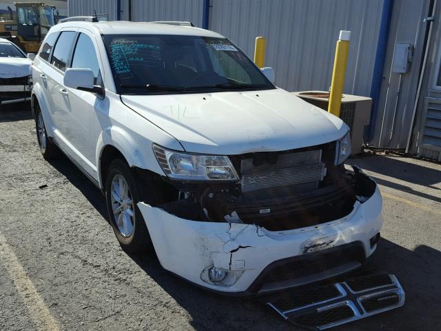 3C4PDCBG3ET115524 - 2014 DODGE JOURNEY SX WHITE photo 1