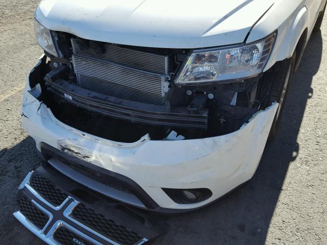 3C4PDCBG3ET115524 - 2014 DODGE JOURNEY SX WHITE photo 10