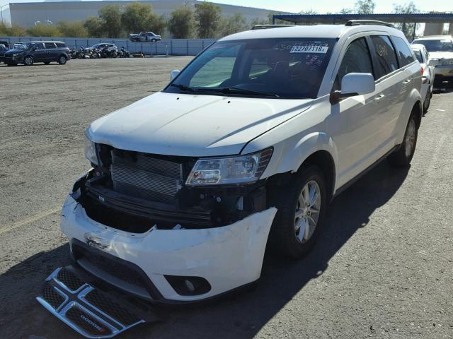 3C4PDCBG3ET115524 - 2014 DODGE JOURNEY SX WHITE photo 2