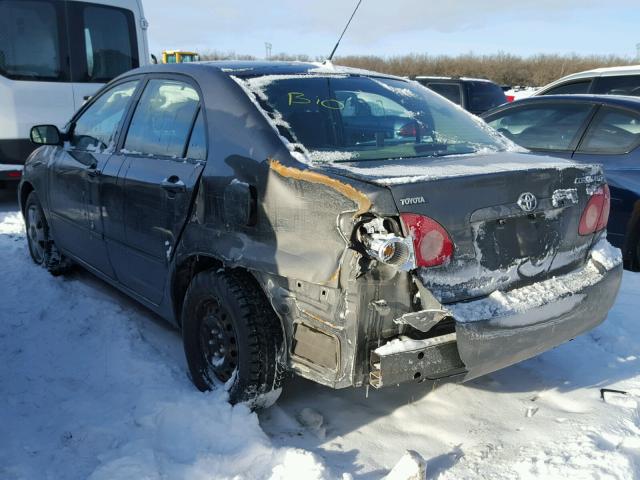 2T1BR30E88C865490 - 2008 TOYOTA COROLLA CE GRAY photo 3