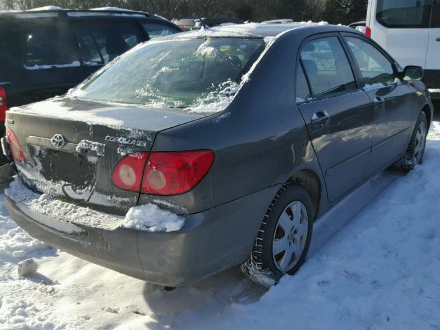 2T1BR30E88C865490 - 2008 TOYOTA COROLLA CE GRAY photo 4