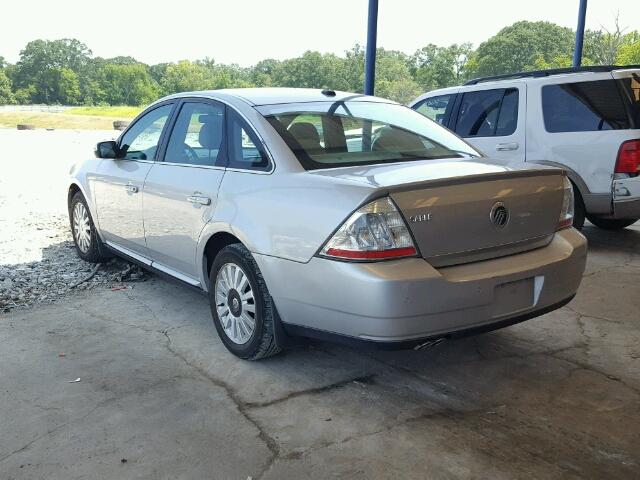 1MEHM40W99G630735 - 2009 MERCURY SABLE SILVER photo 3