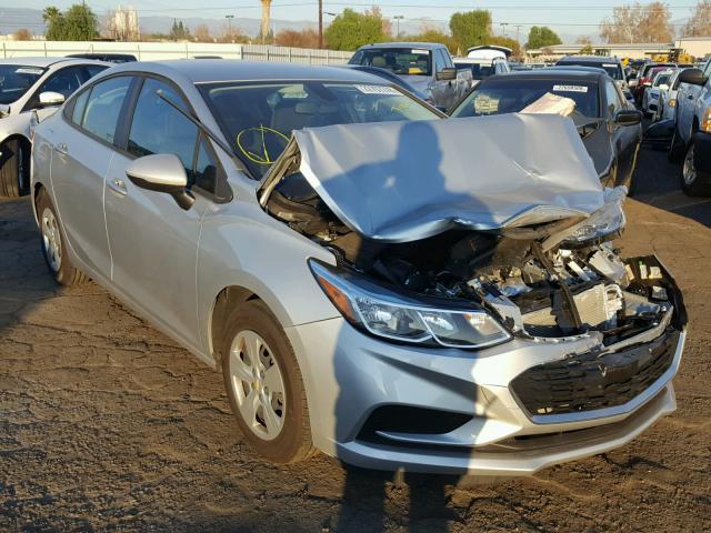 1G1BC5SM0H7215435 - 2017 CHEVROLET CRUZE LS SILVER photo 1