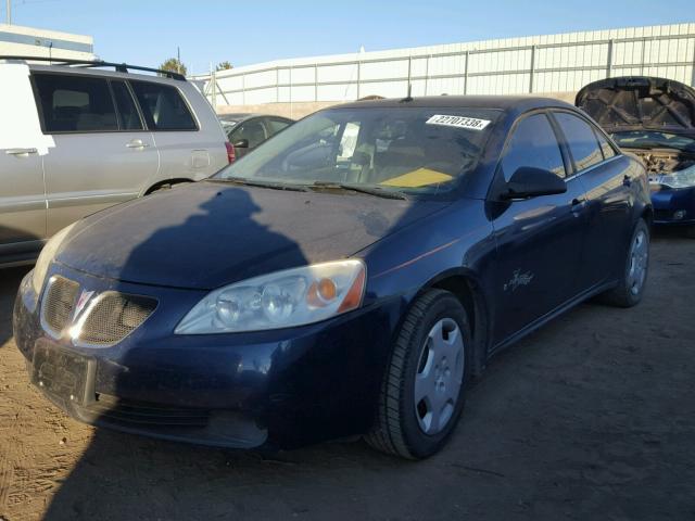 1G2ZF57B384289524 - 2008 PONTIAC G6 VALUE L BLUE photo 2