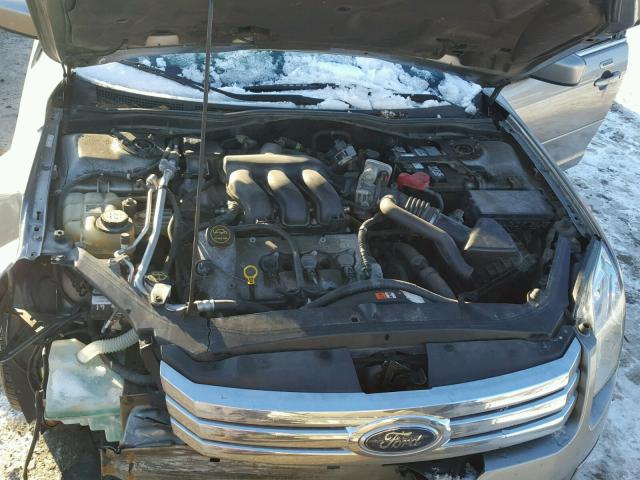 3FAHP02109R144798 - 2009 FORD FUSION SEL GRAY photo 7