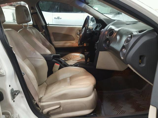 2G2WS522941369261 - 2004 PONTIAC GRAND PRIX WHITE photo 5