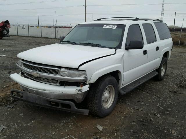 3GNFK16T7YG213053 - 2000 CHEVROLET SUBURBAN K WHITE photo 2