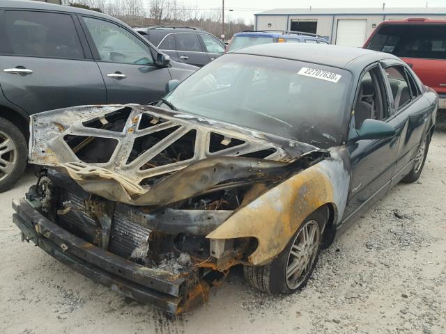 2G4WB52K5Y1115026 - 2000 BUICK REGAL LS GREEN photo 2