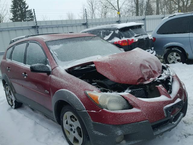 5Y2SL62863Z460852 - 2003 PONTIAC VIBE RED photo 1