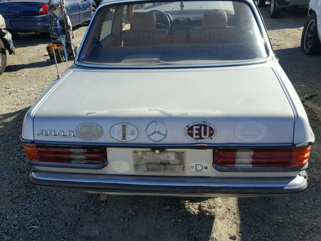 WDB12313012268956 - 1982 MERCEDES-BENZ 300 TD SILVER photo 9