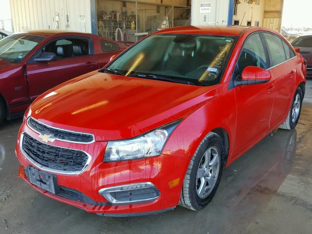 1G1PE5SB5G7105011 - 2016 CHEVROLET CRUZE LIMI RED photo 2