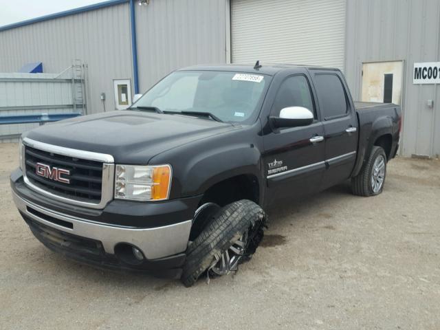 3GTRCVE04AG233297 - 2010 GMC SIERRA C15 BLACK photo 2