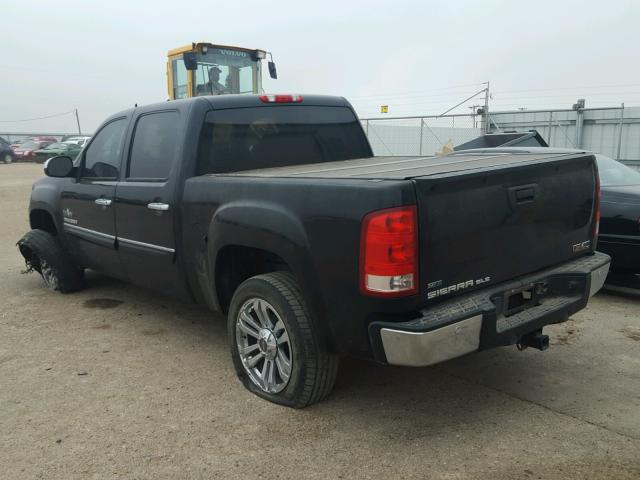 3GTRCVE04AG233297 - 2010 GMC SIERRA C15 BLACK photo 3