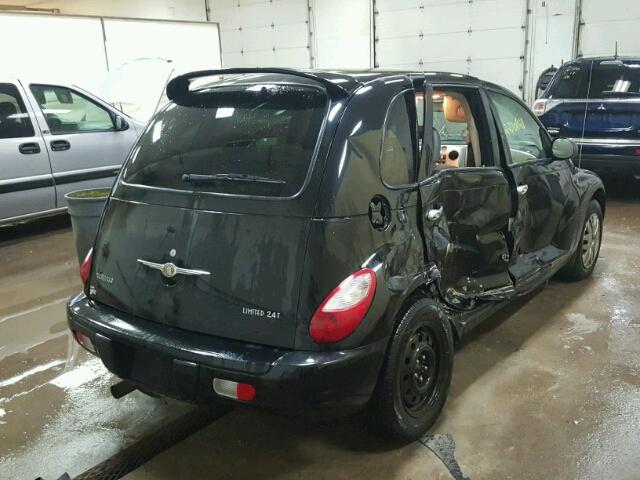 3A8FY68837T500952 - 2007 CHRYSLER PT CRUISER BLACK photo 4