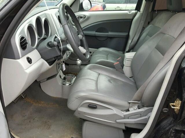 3A8FY68837T500952 - 2007 CHRYSLER PT CRUISER BLACK photo 5