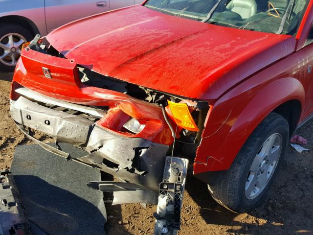 5GZCZ53494S896161 - 2004 SATURN VUE RED photo 9