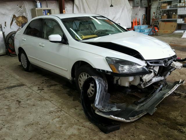 1HGCM56374A054610 - 2004 HONDA ACCORD LX WHITE photo 1