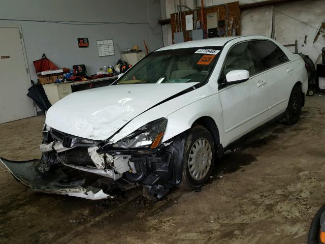 1HGCM56374A054610 - 2004 HONDA ACCORD LX WHITE photo 2