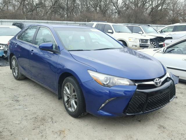 4T1BF1FK0GU552022 - 2016 TOYOTA CAMRY LE BLUE photo 1