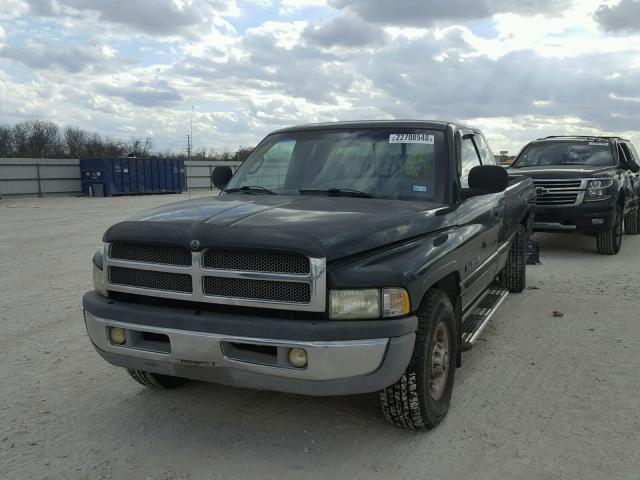 1B7KC23Z71J603450 - 2001 DODGE RAM 2500 GREEN photo 2