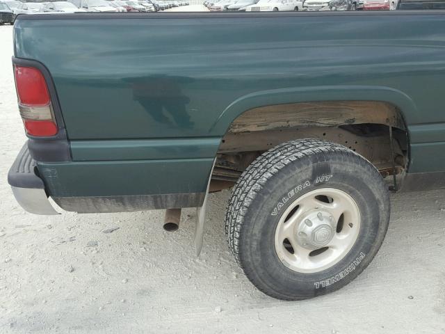 1B7KC23Z71J603450 - 2001 DODGE RAM 2500 GREEN photo 9