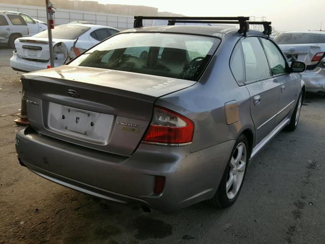 4S3BL616097216828 - 2009 SUBARU LEGACY 2.5 GRAY photo 4