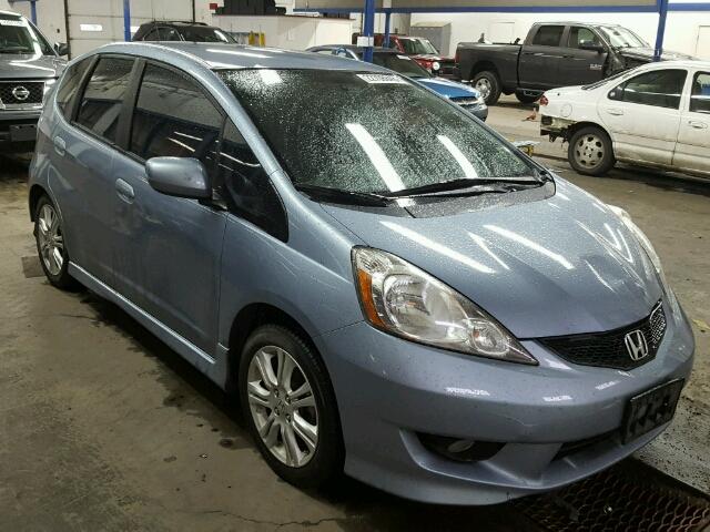 JHMGE8G54BC002821 - 2011 HONDA FIT SPORT BLUE photo 1