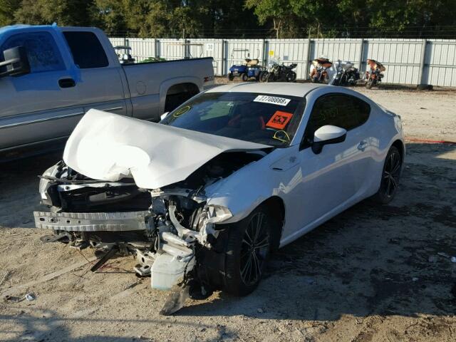 JF1ZNAA1XD1726198 - 2013 TOYOTA SCION FR-S თეთრი ფოტო 2