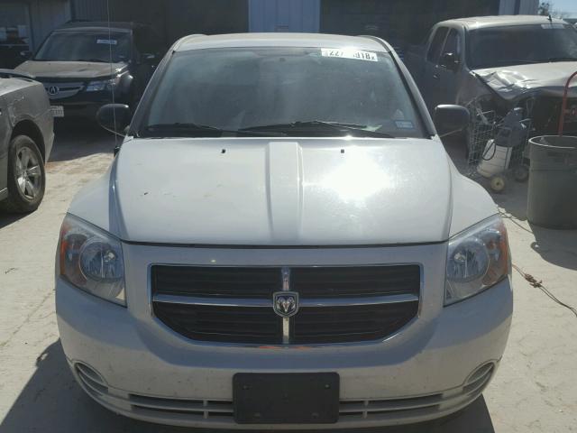 1B3HB48B67D287519 - 2007 DODGE CALIBER SX WHITE photo 9