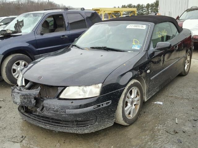 YS3FD79Y066106222 - 2006 SAAB 9-3 BASE BLACK photo 2