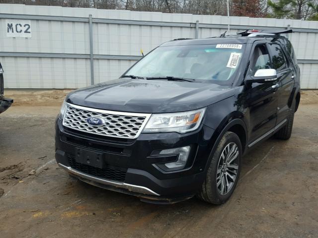 1FM5K8HTXHGB26992 - 2017 FORD EXPLORER P BLACK photo 2