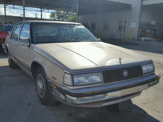 1G4CX54C6K1666119 - 1989 BUICK ELECTRA LI GOLD photo 1