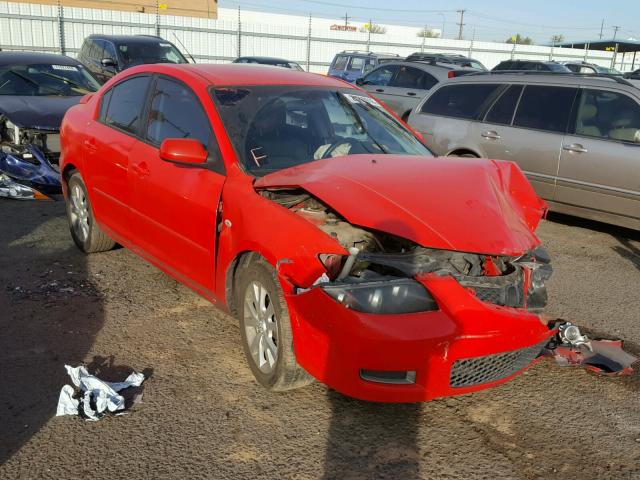 JM1BK12FX81776510 - 2008 MAZDA 3 I RED photo 1