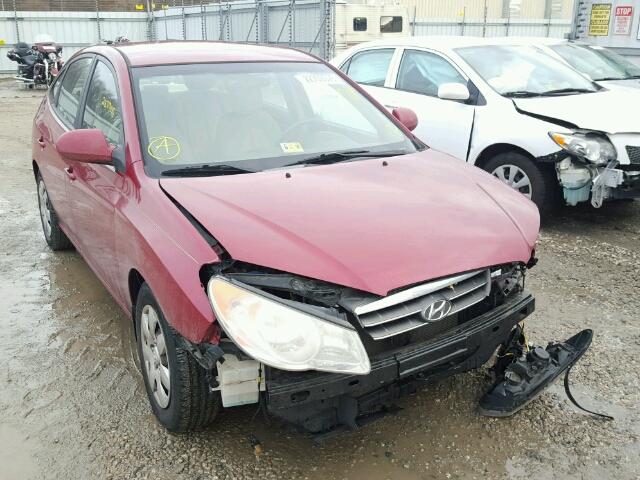 KMHDU46D97U265490 - 2007 HYUNDAI ELANTRA GL RED photo 1