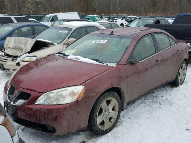 1G2ZG57B794179168 - 2009 PONTIAC G6 RED photo 2