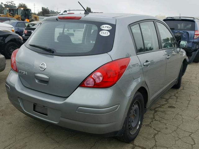 3N1BC1CP9AL428882 - 2010 NISSAN VERSA S SILVER photo 4