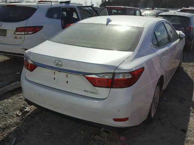 JTHBK1GGXF2164136 - 2015 LEXUS ES 350 WHITE photo 4