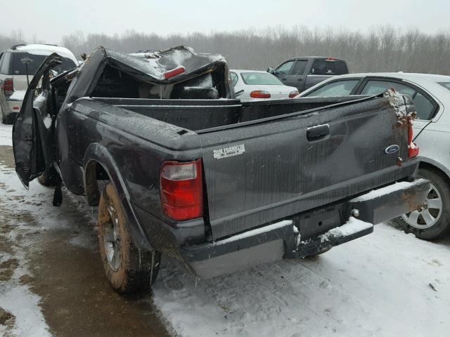 1FTYR10U55PA54474 - 2005 FORD RANGER GRAY photo 3