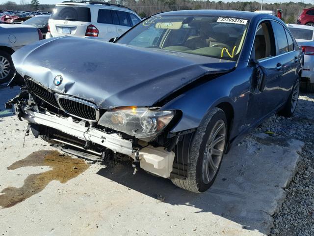 WBAHL83596DT04961 - 2006 BMW 750 I BLUE photo 2