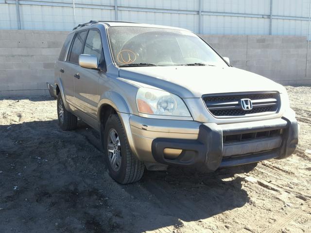 2HKYF18425H513761 - 2005 HONDA PILOT EX GOLD photo 1