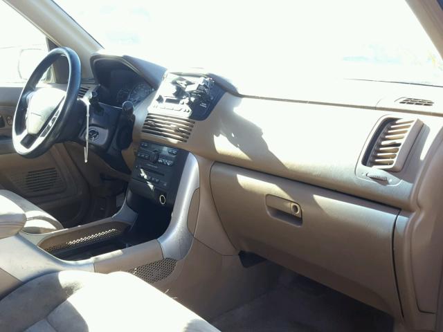 2HKYF18425H513761 - 2005 HONDA PILOT EX GOLD photo 9