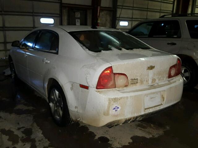 1G1ZA5EUXCF338612 - 2012 CHEVROLET MALIBU LS WHITE photo 3