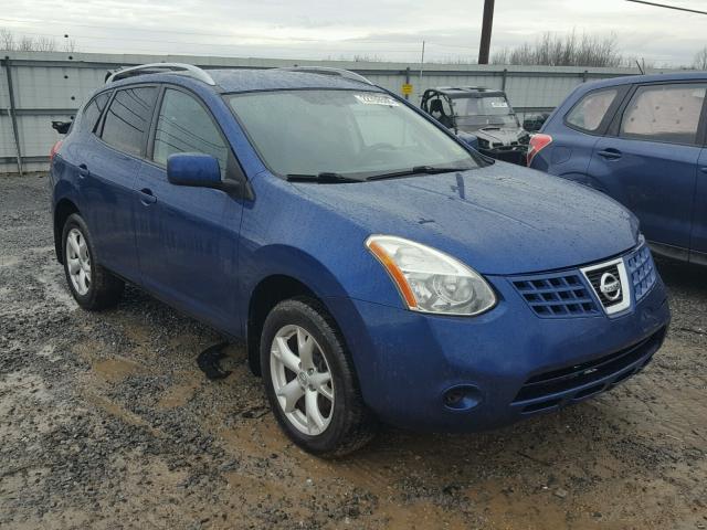 JN8AS58V19W187145 - 2009 NISSAN ROGUE S BLUE photo 1