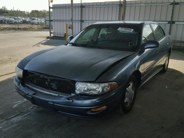 1G4HP54K6Y4138200 - 2000 BUICK LESABRE CU BLUE photo 2