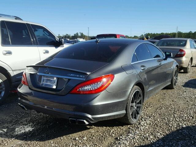 WDDLJ7GB2EA110632 - 2014 MERCEDES-BENZ CLS 63 AMG GRAY photo 4