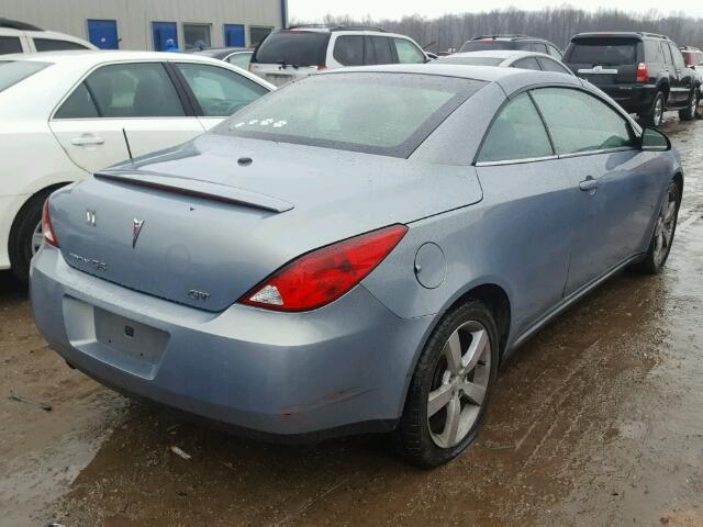 1G2ZH36N374178142 - 2007 PONTIAC G6 GT BLUE photo 4