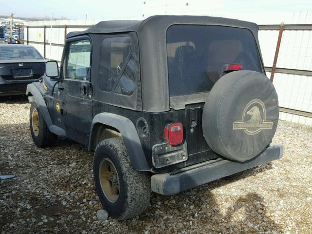 1J4FA49S76P727598 - 2006 JEEP WRANGLER / BLACK photo 3