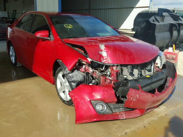 4T1BF1FK8CU606189 - 2012 TOYOTA CAMRY BASE RED photo 1